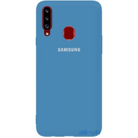 Чохол-накладка TOTO Silicone Full Protection Case Samsung Galaxy A20s Navy Blue