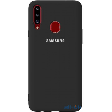 Чохол-накладка TOTO Silicone Full Protection Case Samsung Galaxy A20s Black