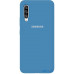 Чохол-накладка TOTO Silicone Full Protection Case Samsung Galaxy A90 5G Navy Blue — інтернет магазин All-Ok. фото 1