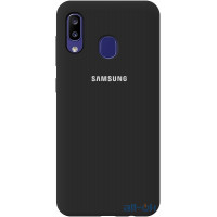 Чохол-накладка TOTO Silicone Full Protection Case Samsung Galaxy M10s/A20/A30 Black