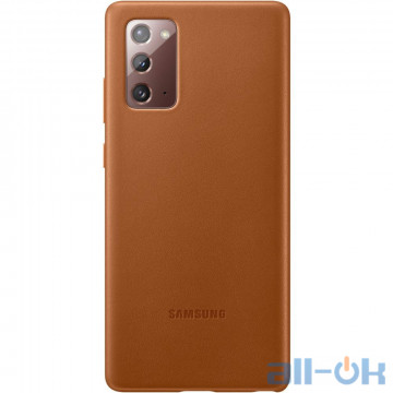 Чохол для смартфона Samsung N980 Galaxy Note 20 Leather Cover Brown (EF-VN980LAEG)