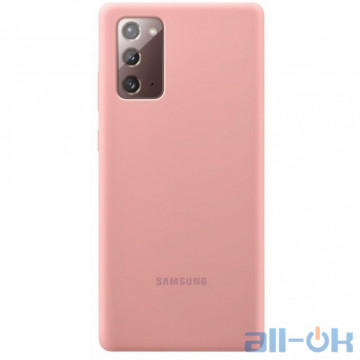 Чохол для смартфону Samsung N980 Galaxy Note 20 Silicone case Brown (EF-PN980TAEG)