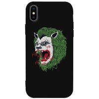 Чохол-накладка TOTO Matt TPU 2mm Print Case Apple iPhone X/XS #12 Green Lion Black