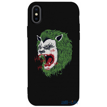 Чохол-накладка TOTO Matt TPU 2mm Print Case Apple iPhone X/XS #12 Green Lion Black