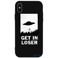 Чохол-накладка TOTO Matt TPU 2mm Print Case Apple iPhone X/XS #18 Ufo Loser Black