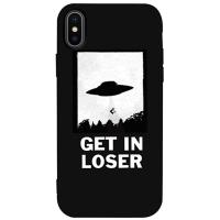 Чохол-накладка TOTO Matt TPU 2mm Print Case Apple iPhone X/XS #18 Ufo Loser Black
