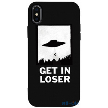 Чохол-накладка TOTO Matt TPU 2mm Print Case Apple iPhone X/XS #18 Ufo Loser Black