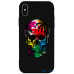 Чохол-накладка TOTO Matt TPU 2mm Print Case Apple iPhone X/XS #29 Skull Black — інтернет магазин All-Ok. фото 1