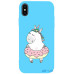 Чохол-накладка TOTO Matt TPU 2mm Print Case Apple iPhone X/XS #3 Unicorn Donut Sky Blue — інтернет магазин All-Ok. фото 1