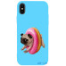 Чохол-накладка TOTO Matt TPU 2mm Print Case Apple iPhone X/XS #34 Dog Donat Sky Blue — інтернет магазин All-Ok. фото 1