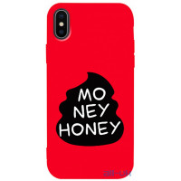 Чохол-накладка TOTO Matt TPU 2mm Print Case Apple iPhone X/XS #43 Moneyhoney Red