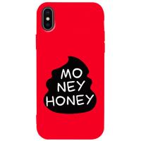 Чохол-накладка TOTO Matt TPU 2mm Print Case Apple iPhone X/XS #43 Moneyhoney Red
