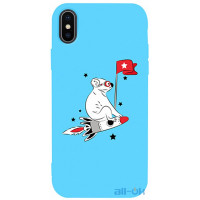 Чохол-накладка TOTO Matt TPU 2mm Print Case Apple iPhone X/XS #46 Koala Sky Blue