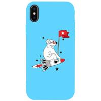 Чохол-накладка TOTO Matt TPU 2mm Print Case Apple iPhone X/XS #46 Koala Sky Blue