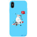 Чохол-накладка TOTO Matt TPU 2mm Print Case Apple iPhone X/XS #46 Koala Sky Blue — інтернет магазин All-Ok. фото 1