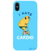 Чохол-накладка TOTO Matt TPU 2mm Print Case Apple iPhone X/XS #5 Hate Cardio Sky Blue — інтернет магазин All-Ok. фото 1