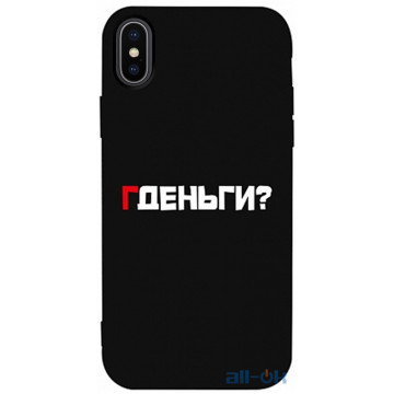 Чохол-накладка TOTO Matt TPU 2mm Print Case Apple iPhone X/XS #61 Gdedengi Black