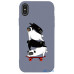 Чохол-накладка TOTO Matt TPU 2mm Print Case Apple iPhone XS Max #51 Mops Skate Lavander Grey — інтернет магазин All-Ok. фото 1