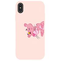 Чохол-накладка TOTO Matt TPU 2mm Print Case Apple iPhone XS Max #54 Pink Pantera Sand pink