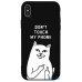 Чохол-накладка TOTO Matt TPU 2mm Print Case Apple iPhone XS Max #58 Cat Dontouch Black — інтернет магазин All-Ok. фото 1