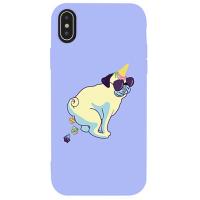 Чохол-накладка TOTO Matt TPU 2mm Print Case Apple iPhone XS Max #77 Kakedog Light Purple