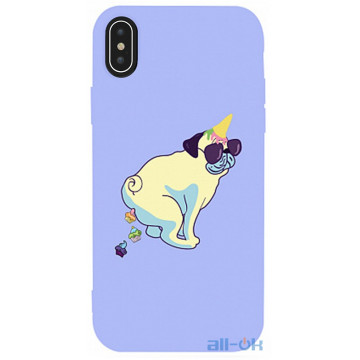Чохол-накладка TOTO Matt TPU 2mm Print Case Apple iPhone XS Max #77 Kakedog Light Purple