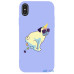 Чохол-накладка TOTO Matt TPU 2mm Print Case Apple iPhone XS Max #77 Kakedog Light Purple — інтернет магазин All-Ok. фото 1
