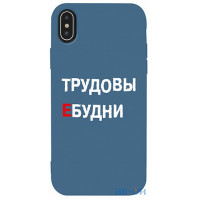 Чохол-накладка TOTO Matt TPU 2mm Print Case Apple iPhone XS Max #78 Budni Navy Blue