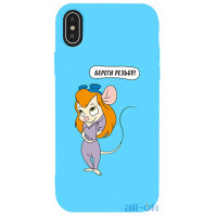 Чохол-накладка TOTO Matt TPU 2mm Print Case Apple iPhone XS Max #72 Rezba Sky Blue