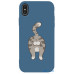 Чохол-накладка TOTO Matt TPU 2mm Print Case Apple iPhone XS Max #62 Catzad Navy Blue — інтернет магазин All-Ok. фото 1
