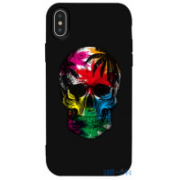 Чохол-накладка TOTO Matt TPU 2mm Print Case Apple iPhone XS Max #29 Skull Black