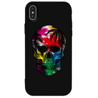 Чохол-накладка TOTO Matt TPU 2mm Print Case Apple iPhone XS Max #29 Skull Black