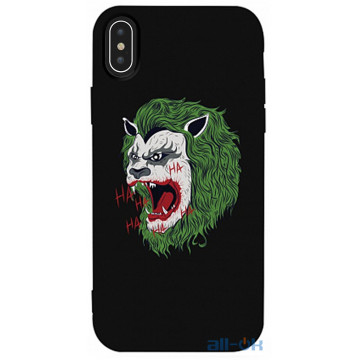 Чохол-накладка TOTO Matt TPU 2mm Print Case Apple iPhone XS Max #12 Green Lion Black