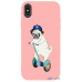 Чохол-накладка TOTO Matt TPU 2mm Print Case Apple iPhone XS Max #2 Dog Skate Pink — інтернет магазин All-Ok. фото 1