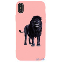 Чохол-накладка TOTO Matt TPU 2mm Print Case Apple iPhone XS Max #36 Blacklion Pink