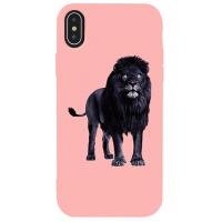 Чохол-накладка TOTO Matt TPU 2mm Print Case Apple iPhone XS Max #36 Blacklion Pink