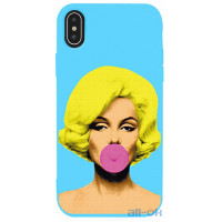 Чохол-накладка TOTO Matt TPU 2mm Print Case Apple iPhone XS Max #44 Monro Sky Blue