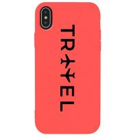 Чохол-накладка TOTO Matt TPU 2mm Print Case Apple iPhone XS Max #45 Travel Orange