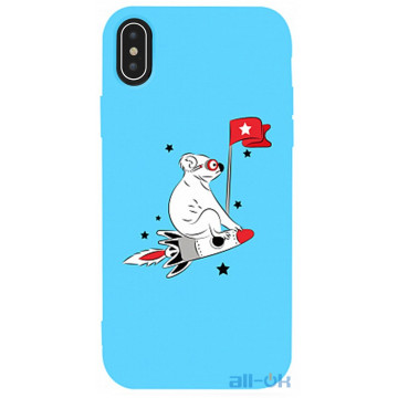 Чохол-накладка TOTO Matt TPU 2mm Print Case Apple iPhone XS Max #46 Koala Sky Blue