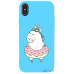 Чохол-накладка TOTO Matt TPU 2mm Print Case Apple iPhone XS Max #3 Unicorn Donut Sky Blue — інтернет магазин All-Ok. фото 1