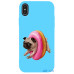 Чохол-накладка TOTO Matt TPU 2mm Print Case Apple iPhone XS Max #34 Dog Donat Sky Blue — інтернет магазин All-Ok. фото 1