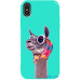 Чохол-накладка TOTO Pure TPU 2mm Print Case Apple iPhone XS Max #8 Lama Glasses Mint — інтернет магазин All-Ok. фото 1