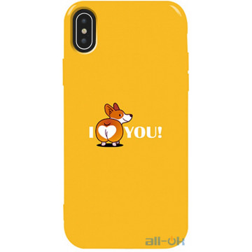 Чохол-накладка TOTO Pure TPU 2mm Print Case Apple iPhone XS Max #68 Korgias Yellow