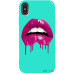 Чохол-накладка TOTO Pure TPU 2mm Print Case Apple iPhone XS Max #32 Lips Mint — інтернет магазин All-Ok. фото 1