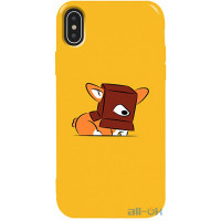 Чохол-накладка TOTO Pure TPU 2mm Print Case Apple iPhone XS Max #31 Korgi Yellow