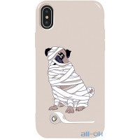 Чохол-накладка TOTO Pure TPU 2mm Print Case Apple iPhone X/XS #15 Dog Mumiya Stone
