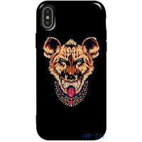 Чохол-накладка TOTO Pure TPU 2mm Print Case Apple iPhone X/XS #26 Hyena Black