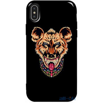 Чохол-накладка TOTO Pure TPU 2mm Print Case Apple iPhone X/XS #26 Hyena Black