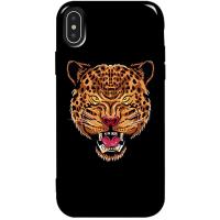 Чохол-накладка TOTO Pure TPU 2mm Print Case Apple iPhone X/XS #27 Leopard Black