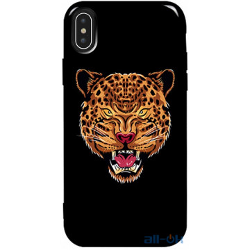 Чохол-накладка TOTO Pure TPU 2mm Print Case Apple iPhone X/XS #27 Leopard Black